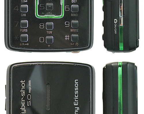 Телефон Sony Ericsson K850i - чертежи, габариты, рисунки