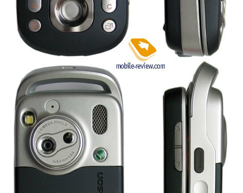 Телефон Sony Ericsson S600 - чертежи, габариты, рисунки