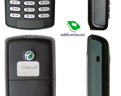 Телефон Sony Ericsson T290 - чертежи, габариты, рисунки