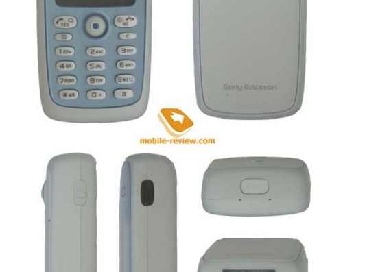 Телефон Sony Ericsson T300 - чертежи, габариты, рисунки