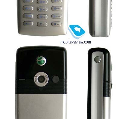 Телефон Sony Ericsson T610 - чертежи, габариты, рисунки