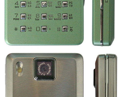Телефон Sony Ericsson T650i - чертежи, габариты, рисунки