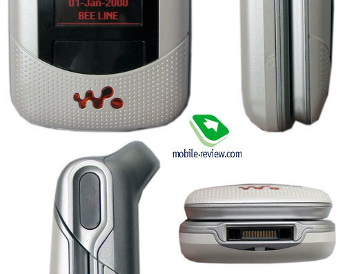 Телефон Sony Ericsson W300i - чертежи, габариты, рисунки