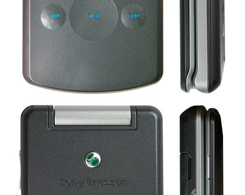 Телефон Sony Ericsson W508 - чертежи, габариты, рисунки