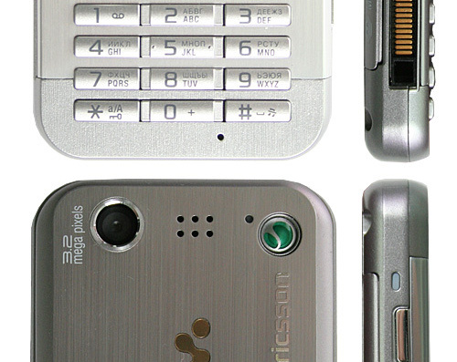 Телефон Sony Ericsson W890i - чертежи, габариты, рисунки