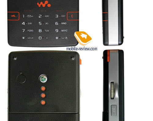 Телефон Sony Ericsson W950i - чертежи, габариты, рисунки