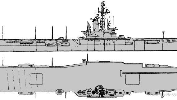 Aircraft carrier 25 de Mayo Argentina - drawings, dimensions, pictures