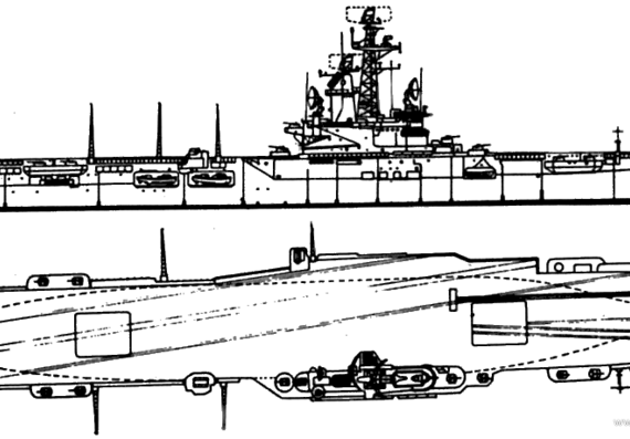 Ship ARA 25 de Mayo - drawings, dimensions, figures
