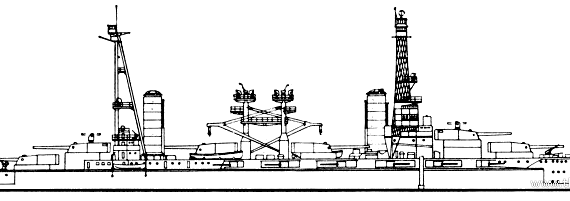Корабль ARA Rivadavia (Battleship) (1935) - чертежи, габариты, рисунки