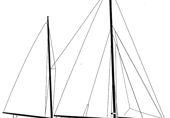 Корабль ATLANTIS (1930) - чертежи, габариты, рисунки
