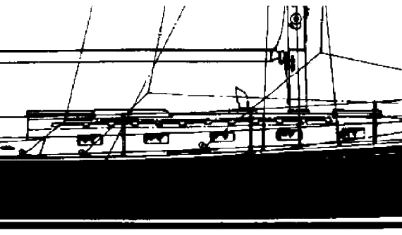 Военный корабль Alberg 37 Mark 1 - чертежи, габариты, рисунки