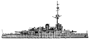 Корабль Argentina - Independencia (Battleship) - чертежи, габариты, рисунки