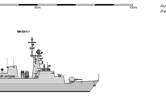 Корабль Aus OPV Tenix 81m - чертежи, габариты, рисунки