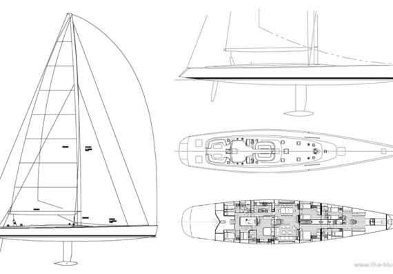 Baltic 147 marine vessel - drawings, dimensions, figures