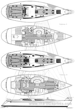 Marine vessel Baltic 47 - drawings, dimensions, figures