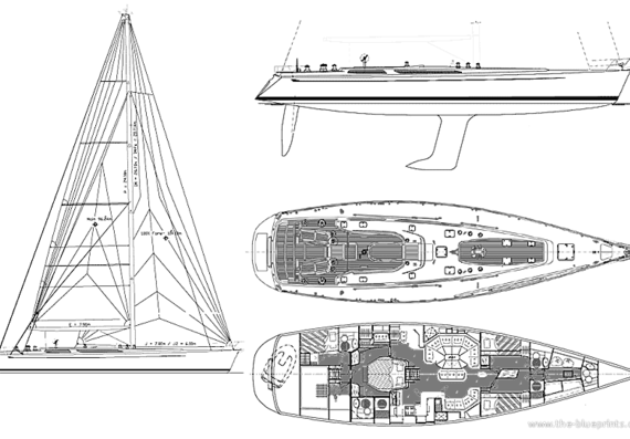 Marine vessel Baltic 67 - drawings, dimensions, figures