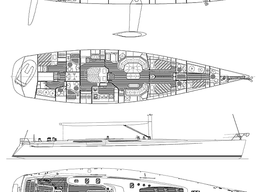 Baltic 78 marine vessel - drawings, dimensions, figures