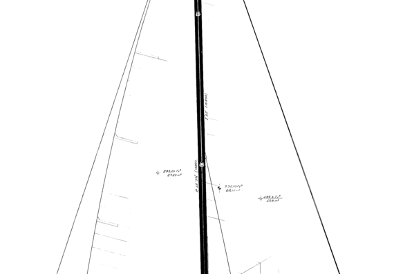 Baltic B39 sailplan - drawings, dimensions, pictures