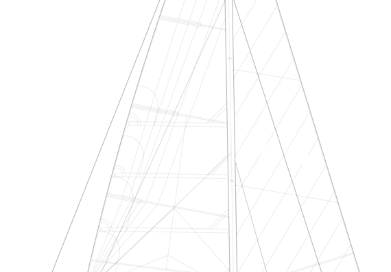 Морское судно Baltic B58 Sail plan - чертежи, габариты, рисунки