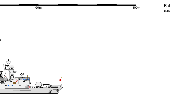Корабль Bar FS CM62 AL MANAMA - чертежи, габариты, рисунки