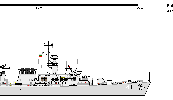 Ship Bul FS Wielingen DRAZKI AU - drawings, dimensions, figures
