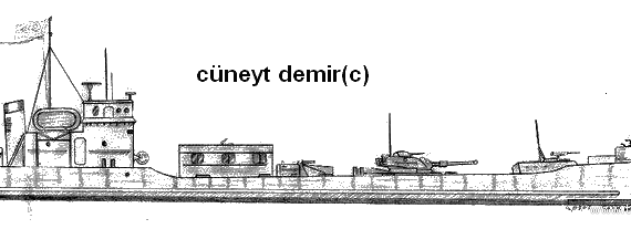 C107 CLASS Landing Ship (1970) - drawings, dimensions, pictures