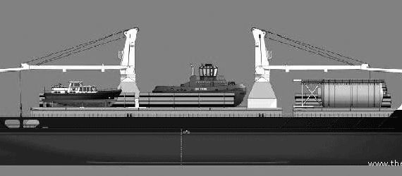Cargo Ship - drawings, dimensions, pictures