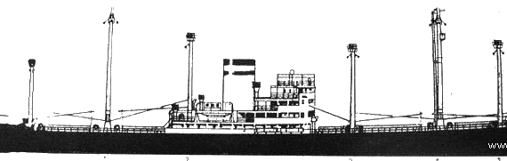 Combat ship DKM Kormoran HSK-8 (Merchant) (1939) - drawings, dimensions, pictures