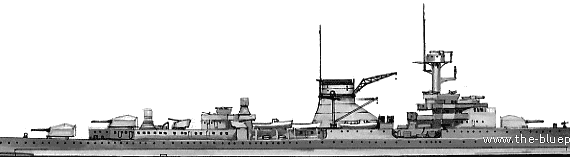 Cruiser DKM Leipzig (1929) - drawings, dimensions, pictures