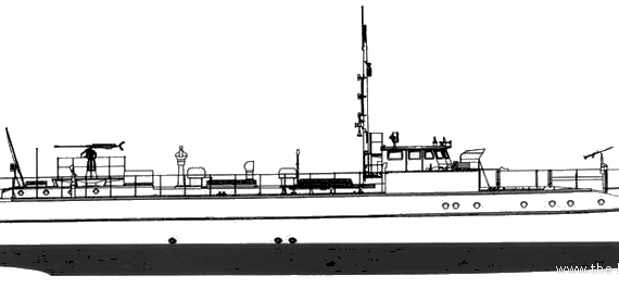 Корабль DKM S-10 (1939) - чертежи, габариты, рисунки