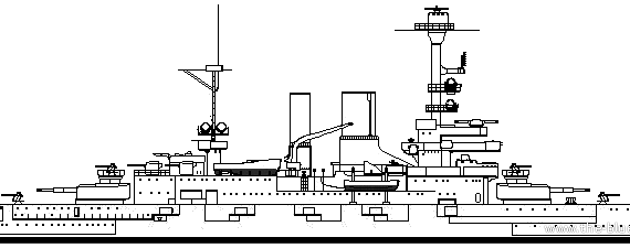Боевой корабль DKM Schlesien (1943) - чертежи, габариты, рисунки