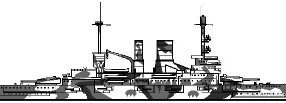 Боевой корабль DKM Schleswig Holstein (1941) - чертежи, габариты, рисунки