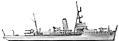 Корабль DKM Type (Minesweeper) (1916) - чертежи, габариты, рисунки