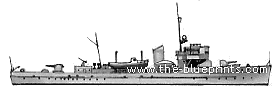 Корабль DKM Type (Minesweeper) (1935) - чертежи, габариты, рисунки