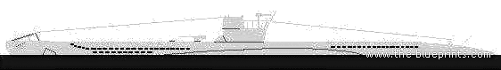 Подводная лодка DKM U-136 (Submarine) - чертежи, габариты, рисунки