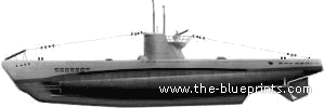 Подводная лодка DKM U-23 (Submarine) - чертежи, габариты, рисунки