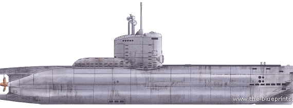 Submarine DKM U-23 (Type II U Boat) - drawings, dimensions, figures