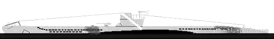 Подводная лодка DKM U-251 (Submarine) - чертежи, габариты, рисунки