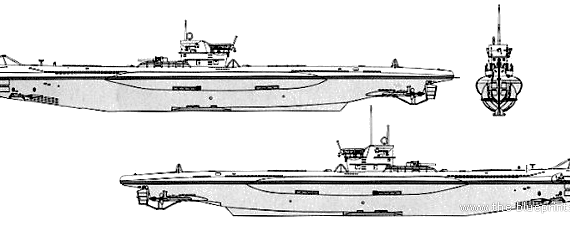 Подводная лодка DKM U-47 (Submarine U-Boat Type VIIB) - чертежи, габариты, рисунки