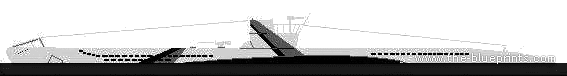 Подводная лодка DKM U-660 (Submarine) - чертежи, габариты, рисунки