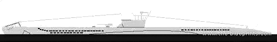 Подводная лодка DKM U-83 (Submarine) - чертежи, габариты, рисунки