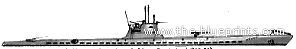 Подводная лодка DKM U-Boat Type IX A - чертежи, габариты, рисунки