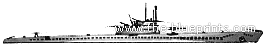 Подводная лодка DKM U-Boat Type VII C-42 - чертежи, габариты, рисунки