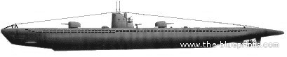 Submarine DKM U-Boat Type XI (1941) - drawings, dimensions, pictures