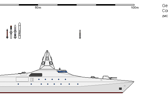 Корабль D FF Lurssen ALCC - чертежи, габариты, рисунки