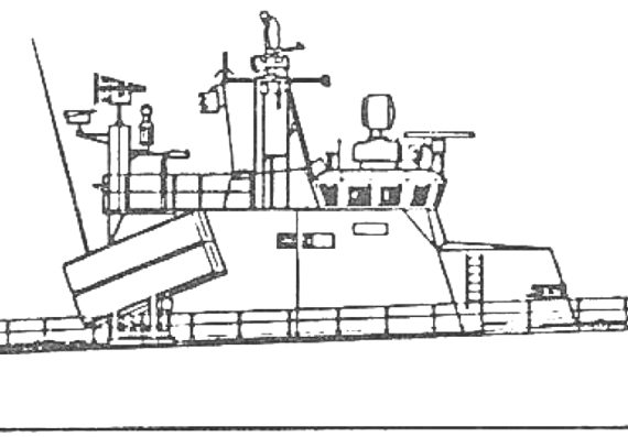 Корабль FNS Rauma-class Missile Boat - чертежи, габариты, рисунки