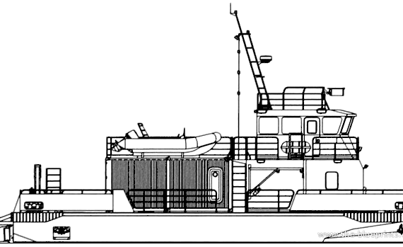 Корабль FRS Project 2337.0 Rescue Boat. - чертежи, габариты, рисунки
