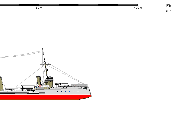 Ship Fi DD Finn Uusimaa AU - drawings, dimensions, figures
