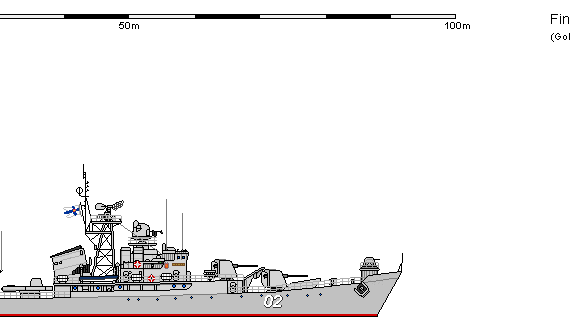 Ship Fi FS Riga Hameenmaa - drawings, dimensions, figures