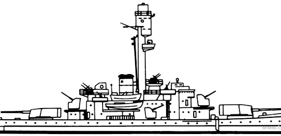 Finland - Ilmarinen (Coastal defence ship) (1940) - drawings ...